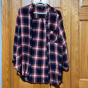 Long Flannel Top